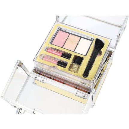 ZMILE COSMETICS Glam Transparent Cosmetic Case Vegan Cosmetics with Make - Up Set for On The Go Traveling and as a Gift - Maison des fragrances